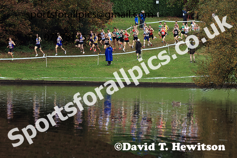 Senior Mens 2024 National Cross Country Relays, Berry Hill Park, Mansfield.   Photo: David T. Hewitson/Sports for All Pics